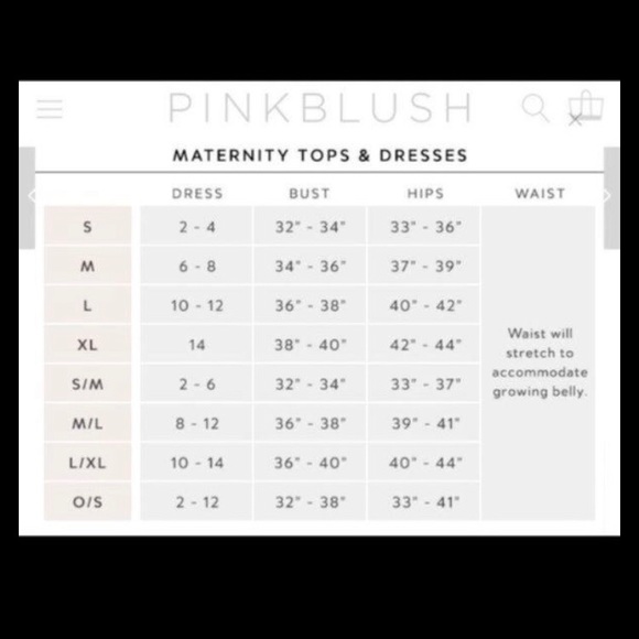 Pink Blush maternity royal blue dress - Picture 4 of 6